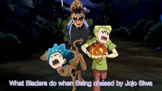 What Beyblade Burst Characters would do if they were getting chased by JoJo Siwa