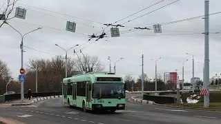 Игры.Покатушки по игре Garry's mod Trolleybus FS, карта Тролленза, БКМ-321, борт.3488, марш.4