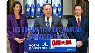 Voici les documents pour votre procédure du 23 Septembre 2023 pour entrer au Canada en 2023