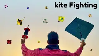 Kite fighting Challenge | basant kite flying 2025 | kite flying |