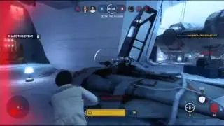 Starwars battlefront Han solo diorama figure!