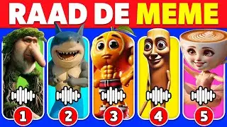 Raad de ITALIAANSE BRAINROT Memes | Tralalero Tralala🦈Bombardiro Crocodilo🐊Chimpanzini Bananini🙈