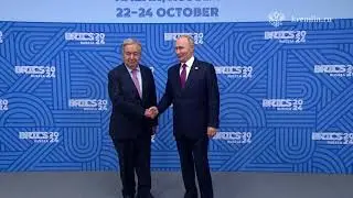 Vladimir Putin held a bilateral meeting with UN Secretary-General António Guterres.