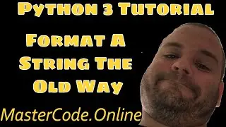 How To Format A String The Old Way in Python 3
