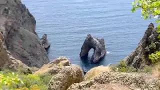 Карадаг - потухший вулкан в Крыму. Видеоэкскурсия по маршруту