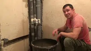 Замена шарового крана под давлением на стояке горячей воды!