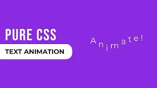 CSS Text Animation | CSS Animation Tutorial