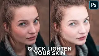 Lighten Your Skin in Photoshop | Skin Lightening | Skin Whitening | Photoshop Tutorial 