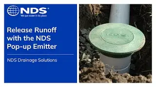 How to Discharge Water Downstream with the NDS Pop-Up Emitter