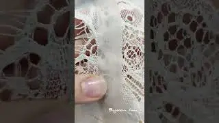 Пошив блузки из кружева 🤍 