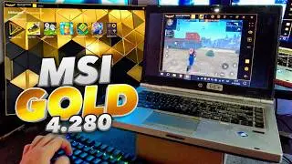 MSI 4.280 GOLD LITE 😱EMULADOR para PC GAMA BAJA, MEDIA Y ALTA ✅Free Fire PC