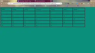 HTML - Putting Background Color in the Table