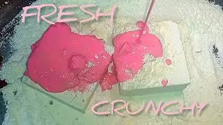 new🤍💗FRESH YUMMY CHALK BLOCKS🤍FULL BLOCK CRUSHING◻👌🏻🤍FRESH PASTED CHALK/CRUNCHY CHALK