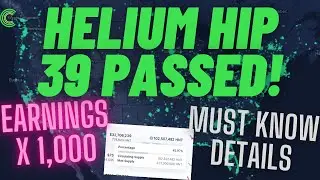 HIP 39 Officially PASSED! FAQ And Must Know Details! Major Helium HNT Network Changes!