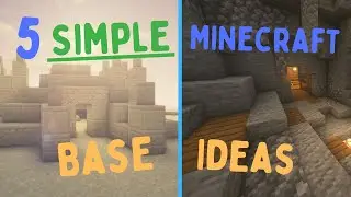 5 Simple Minecraft Base Ideas YouTube