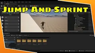 Unreal Engine 5 Tutorial - How To Jumping and Sprint - Third Person Shooter #3