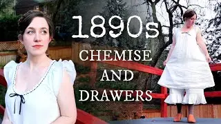 Stress Sewing Victorian Underwear (before my audiobook ends)