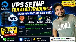 DigitalOcean VPS Setup for Algo Trading 🔥 | Ubuntu + Python Full Guide