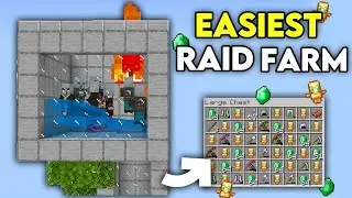 BEST RAID FARM in 1.21 Minecraft Bedrock !