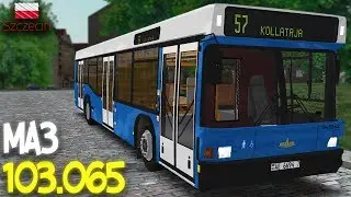 МАЗ 103.065 - ОБЗОР АВТОБУСА В OMSI 2 (Карта Szczecin)