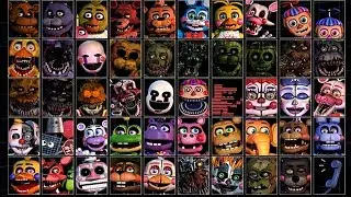 50 Animatronics at Once?! ALL Animatronics NEW FNAF 7 ULTIMATE CUSTOM NIGHT