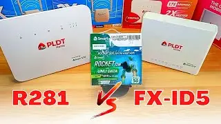 SMART ROCKET SIM WITH UNLI DATA TEST IN PLDT R281 AND FX-ID5 | SINO ANG MAS MABILIS?
