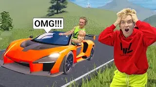 WORLDS STRONGEST KID STOLE my ROBLOX MCLAREN SUPERCAR!!