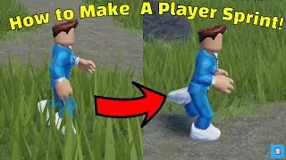 How to Make a Player Sprint on Roblox!