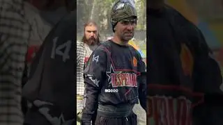 ВОДНЫЕ ПРОЦЕДУРЫ НА ПЕЙНТБОЛЕ🤣 #shorts #пейнтбол #юмор
