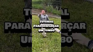 TUTORIAL PARA DISFARÇAR UM TOMBO 😂