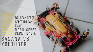 TAMIYA MINI 4WD | BALAPAN CEPET CEPET ITU GAK ENAK ( AUTO PULANG CEPET!!)  MAシャーシタミヤ