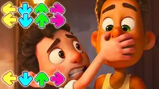 Pixar's Monster Luca 2021 and Alberto in FNF - Alberto and Luca but it's Friday Night Funkin