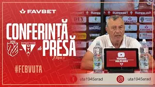 #FCBvUTA | Mircea Rednic a vorbit înaintea meciului din etapa a 6-a din SuperLigă