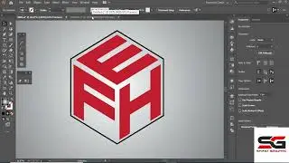 How to make A Cube Logo With Custom Letters In Adobe Illustrator CC 2019 