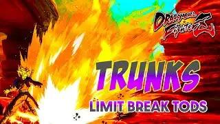 DBFZ Recorded PS4 Gameplay Montage | Trunks Limit Break Midscreen and Corner TOD Patch 1.38