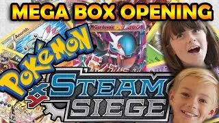 POKEMON TCG Steam Siege MEGA unboxing