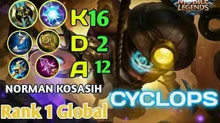 Musuh lembek semua!!! || Top Global Cyclops-Mobile legend