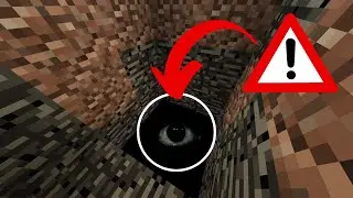 Scary creature lives in minecraft void (scary minecraft video)