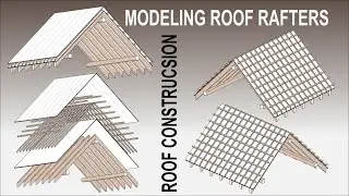 REVIT ROOF CONSTRUCTION / PART 1 / MODELING ROOF RAFTERS
