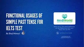 functional usages of simple past tense for IELTS test
