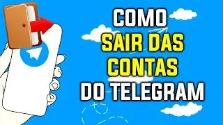 Como Sair de Uma Conta/Perfil do Telegram | Tutorial Rápido