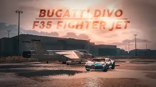 Bugatti Divo VS F35 Fighter Jet | EPIC DRAG RACE | GTA 5