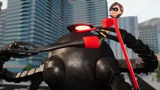 Elastigirl Vs Omnidroid