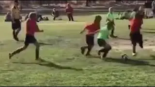 Растёт талант в женском футбола.