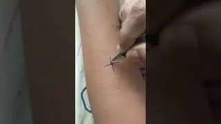 simple & small tattoo making with easy steps