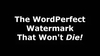 How to delete a stubborn watermark in Word 2016