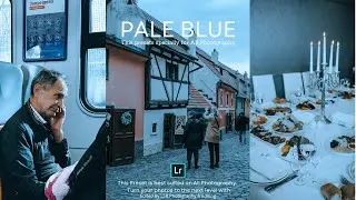 Pale Blue Preset - Outdoor Photography | Free Lightroom Presets XMP & DNG | Lightroom Tutorial