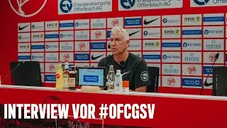 OFC-Cheftrainer Christian Neidhart vor Kickers Offenbach vs. 1. Göppinger SV