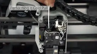 How to perform a cold pull with PLA to clean the nozzle on a Bambu Lab 3D printer