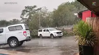 SA Day 84 -  Hail and rain in East London, South Africa